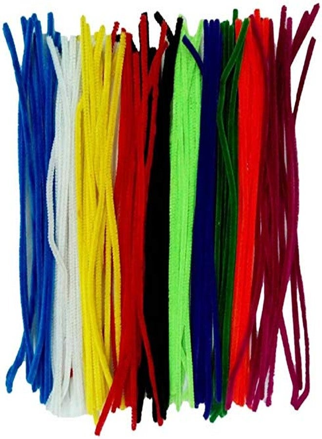 3A Featuretail Set of 100 Craft Pipe Cleaner Wire for Hobby Crafts, Scrapbooking, DIY Accessory, Synthetic Pipe Cleaners (Multicolor, 12-inch) - Image 1